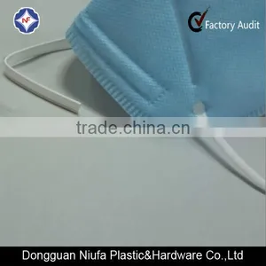 Customized Plastic Nose Wire/Clip Galvanized Double Metal Wire for Nonwoven Face Mask thumbnail-3