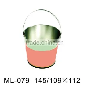 Tin Bucket,Ice Bucket/powder Coated Metal Bucket thumbnail-1