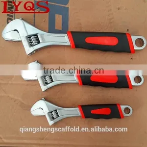 Drop Forged Carbon Steel Adjustable Handle Wrenches for Industrial Used thumbnail-1