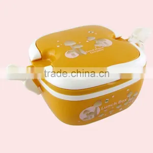 Square Shape Single Layer Plastic Disposable Storage Lunch Box With Lock thumbnail-6