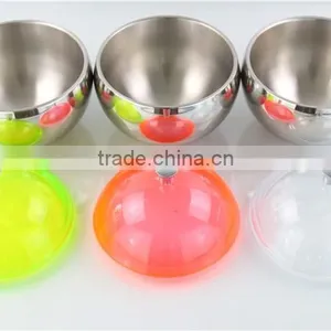 Spherical Stainless Steel Ice Bucket Ice Container With Lid thumbnail-2