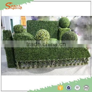 Artificial Boxwood Mat for Sale Landscaping Home Garden Decoration Artificial Hedge Boxwood (Uv Protection) thumbnail-4