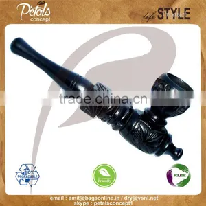 Strong Ebony Wood Smoking Pipe Selling at .com thumbnail-1