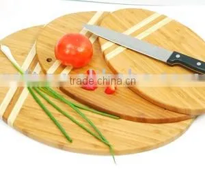3 Pcs Bamboo Cutting Board Set #2896 thumbnail-1
