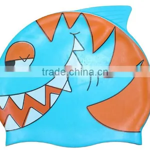 Promotions High Quality Animal Design Childrens Adult Infant Swim Cap thumbnail-1