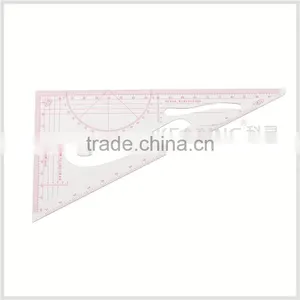 Kearing Sanwich Line Triangular Scale Rulers 1:4 & 1:5 Scale for Fashion Design, High Quality Ruler for Sewing Market #8545 thumbnail-1