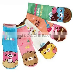 Cartoon Pattern Clever Kids Crew Sock thumbnail-1