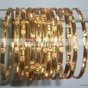 Gold Plated BANGLE Bracelet thumbnail-1