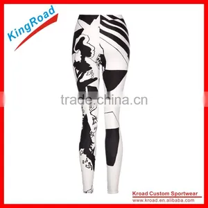 New Design Fitness Clothing Wholesale Custom Camo Compression Tights thumbnail-2