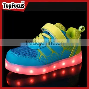New Fashion 7 Colors Flashing Light up Kids Shoes With Led thumbnail-1