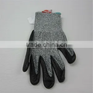 Populor Nitrile Coating Polyethylene Knitted Gloves All-purpose Safety Gloves thumbnail-1