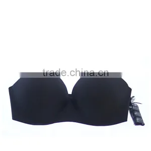 New Design Sexy Hot Backless Mature Nude Bra Invisible Nude/black Sexy Strapless Bra thumbnail-1