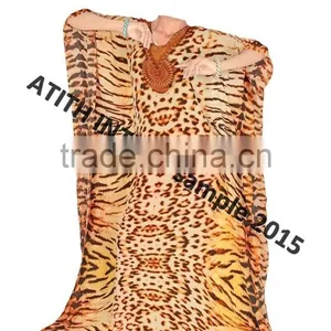 DIGITALLY PRINT MICROFIBER KAFTANS thumbnail-6