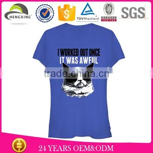 95% Cotton 5% Elastane t Shirt Custom t Shirt With Wholesale Price thumbnail-1