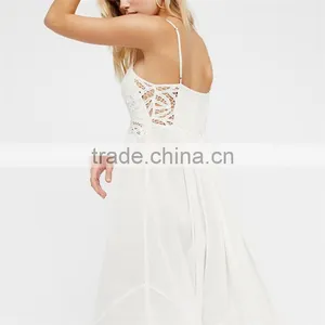 2017 OEM Summer Modern Sexy Beach Dresses With Thin Straps thumbnail-5