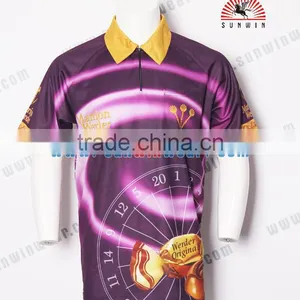 Colorful Quality Dart Shirt / New Coming Custom Sublimation Dart t Shirts thumbnail-1