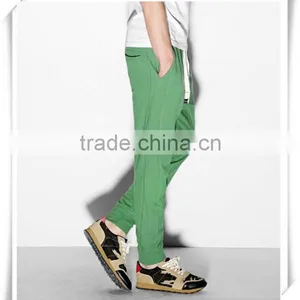 Mens Cotton Spandex Jersey Harem Pant Custom Fashion Design Harem Pants thumbnail-2