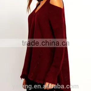 V Neck Girls Fashion Clothing Fancy Womens Sweaters thumbnail-3