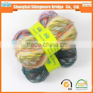 Yarn Supplier Cheap Wholesale High Quality Top Dyed 100 Acrylic 2 Ply Roving Yarn for Hand Knitting thumbnail-3