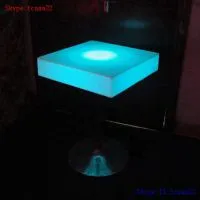 Led Square Glowing Liquid Bar Table thumbnail-2