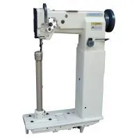 Super High Post Bed Compound Feed Lockstitch Sewing Machine thumbnail-1