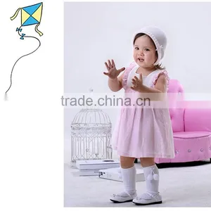 Wholesale Child Clothing Baby Girls Dress Designs Picture of Sleeveless Cotton Baby Dress thumbnail-3