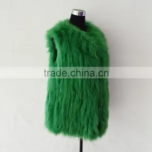 SJ243-07 OEM Service Bright Green Fashion Girl Coat Vest Short Design thumbnail-4