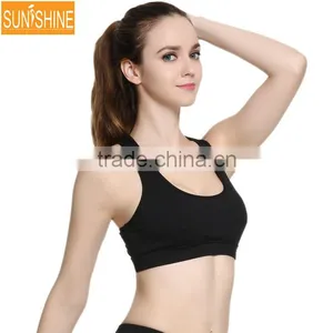 2017 OEM Service Fashion Sports Bra Custom Women's Running Yoga Sports Bra thumbnail-3