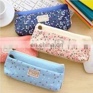 Promotional Custom Gift Cotton Linen Zipper Pencil Bags thumbnail-1