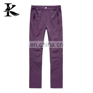 Women Winter Outdoor Polyester Bonded Micro Fleece Softshell Trousers thumbnail-6