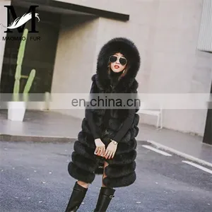 2015 Top Quality Lovely Fur Vests Women Outer Wear Vest Real Blue Fox Fur Coat China thumbnail-6