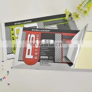 Colorful Printing Sticker Labels Weight Loss High Energy Drink Adhesive PVC Label With Embossing thumbnail-6