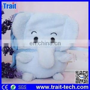 3D Cute Cartoon Soft Coral Fleece Plush Air Conditioning Blankets Baby Bedding thumbnail-2