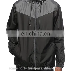 Wind Breaker Jacket - 2017 Rain Jacket/wind Breaker,nylon Windbreaker, Soft Shell Windproof Jacket - Three Toned thumbnail-1
