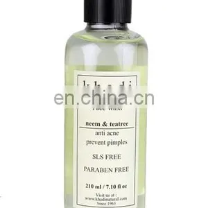 Khadi Natural Herbal Neem & Teatree Face Wash- SLS & Paraben Free thumbnail-1