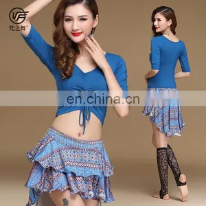T-5180 Fashion Modal and Milk Silk Belly Dance Wear thumbnail-2