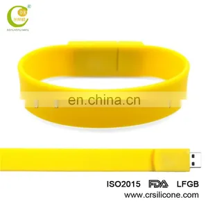 2017 DIY Newest & USB Data Cable Charging Bracelet/Bangle, Custom Usb Stick Silicon Bangles thumbnail-4