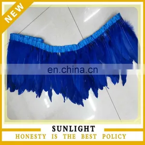 Carnival Decorative Royal Blue Goose Feather Fringe Wholesale thumbnail-1