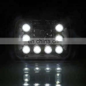 CZG-5755 55 Watt 5*7" White DRL Daytime Running Assembly Emark 12v Led Headlight for Jeep Truck thumbnail-4