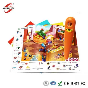 OEM Factory Educational Magic Read Pen English Cheap Kids Talking Pen Book thumbnail-1