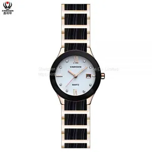 XINBOQIN Dropshipping Custom Wholesale Fashion Lady Simple Design Quartz Brand Name Water Resistant Acetate WatchXINBOQIN Manufacturer Custom Brand Tide Fashion Lady Style Luxury Brand Acetate Women's Watch thumbnail-4