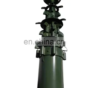 Freezing Conditions Portable Steel Winch up Field Mast for Sports Analysis Lighting Photography and Communications thumbnail-4