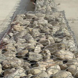 PVC Coated Hexagonal Gabion Mesh Woven Gabion Stone Cage thumbnail-5