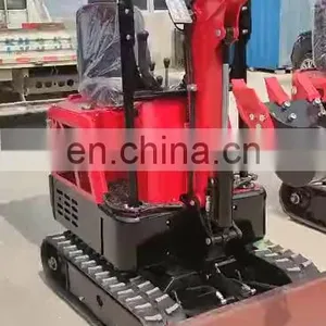 1 Ton Mini Excavator Rake Bucket Small Excavator thumbnail-1
