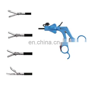 Laparoscopic Grasper With Diam 5mm 10mm Insulated Handle With Rachet Plastic Scissor Clamp thumbnail-1