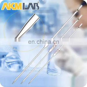 AKM LAB Glass Bulb Pipette Volumetric Pipette for Liquid thumbnail-2