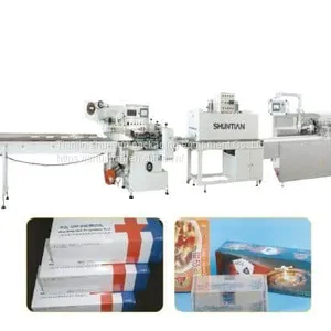 Wrapping Film Packing Machine for Cosmetic Box thumbnail-1