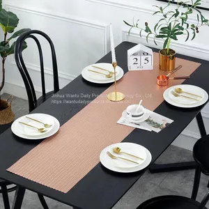 WANTU PVC ROSE GOLD Table Runner TR1420 thumbnail-1