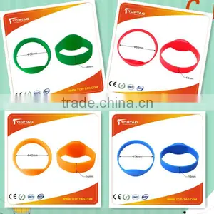 China Manufacturer Passive Silicone Rfid Wristbands for Sports thumbnail-1