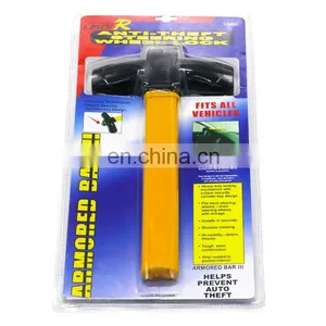 XT Car Universal Security T-Shape Adjustable Steering Wheel Lock thumbnail-1
